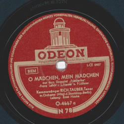 Richard Tauber - O Mädchen, mein Mädchen / Sah ein Knab...