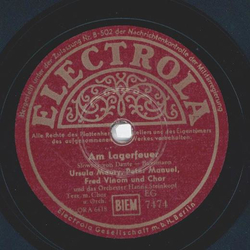 Ursula Maury, Peter Manuel, Fred Vinom - Am Lagerfeuer /...