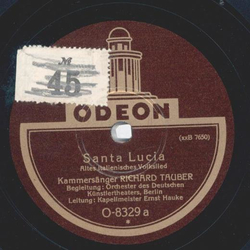 Richard Tauber - Santa Lucia / Meine Sonne