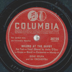 Gene Krupa - Side by Side / Bolero at the Savoy