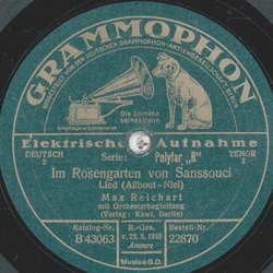 Max Reichart - Ruhrmdel / Im Rosengarten von Sanssouci