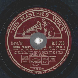 Bobby Pagan - Bobby Pagans Hit Parade, No 1 Part I and II