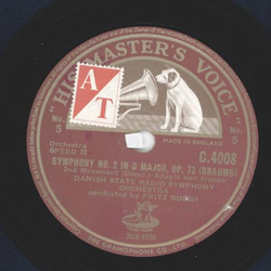 Danish State Radio Symphony Orchestra: Fritz Busch -...