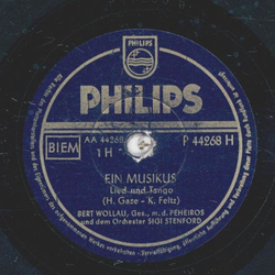 Bert Wollau - Ein Musikus / Abendglocken Tango