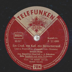 Renate Holm - Ein Gru, ein Ku, ein Blumenstrau / Ich...