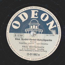 Paul Woitschach - Eine Rodel-Rodel-Rutschpartie / Aber...