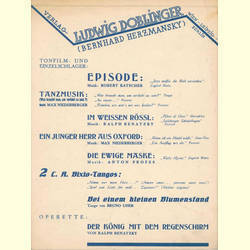 Notenheft / music sheet - A guater Tropfen, so dreimal tglich...