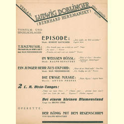 Notenheft / music sheet - Achtung... Gro�aufnahme!