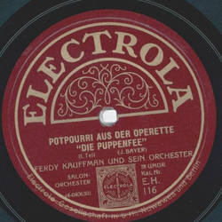 Ferdy Kauffman - Potpourri aus der Operette: Die Puppenfee, Teil I und II