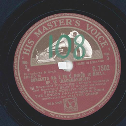 Benno Moiseiwitsch - Concerto No. 2 in C Minor, Op.18...