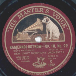 New Light Symphony Orchestra - Kamennoi-Ostrow, Op. 10 No. 22 / Liebestrume