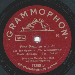 Johannes Heesters -  Ein zrtliches Lied / Eine Frau so wie du