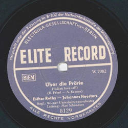 Esther Rethy und Johannes Heesters - ber die Prrie /...