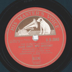 Alexander Kipnis - The Hugo Wolf Society: Wohl denk ich oft / Alles endet was entsteht