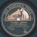 Symphony Orchestra - Patience Ouvertre (8 Records)