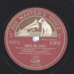 Symphony Orchestra: Constant Lambert - Romeo and Juliet,...