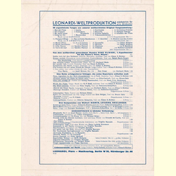 Notenheft / music sheet - Komm zur�ck!!!