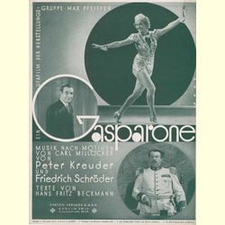 Notenheft / music sheet - Gasparone