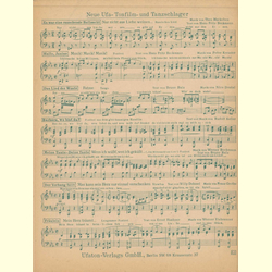 Notenheft / music sheet - Eine Nacht im Mai