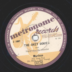 The Okey Dokies - Marinus /  Vaer sod mod mig