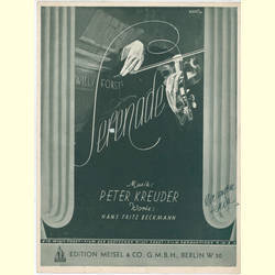 Notenheft / music sheet - Serenade