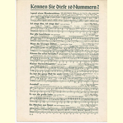 Notenheft / music sheet - Tango Notturno