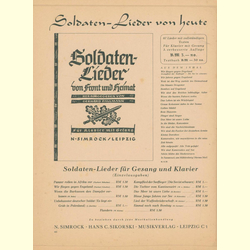 Notenheft / music sheet - Matrosenliebe