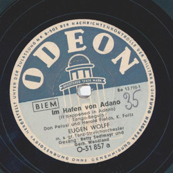 Eugen Wolff - Im Hafen von Adano / Mir kommen Trnen... 