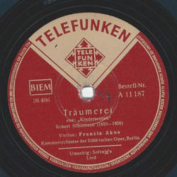 Francis Akos - Träumerei / Solveigh´s Lied