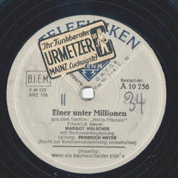 Margot Hielscher - Einer unter Millionen / Wenn die Baumwollfelder blhn