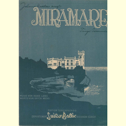 Notenheft / music sheet - Johannes Heesters: Miramare