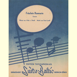 Notenheft / music sheet - Fr�ulein Rosmarie