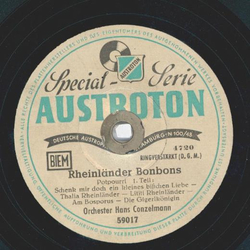 Hans Conzelmann - Rheinländer Bonbons, Potpourri Teil I...