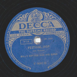 Billy Cotton - Festival Hop / Rose, Rose, I Love You 