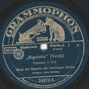 Alois Melichar - Rigoletto, Fantasie Teil I und II