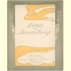 Notenheft / music sheet - Lieder von Richard Strauss: Kling
