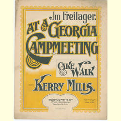 Notenheft / music sheet - Im Freilager: At a Georgia...