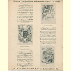Notenheft / music sheet - Hiawatha