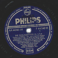 Maria Mucke, Peter Scheeben - Die Schlagertte III