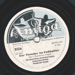 Ilja Glusgal / Tanzorchester Sender Leipzig - Der Theodor...