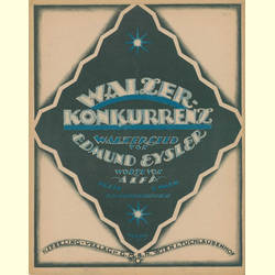 Notenheft / music sheet - Walzer-Konkurrenz