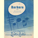 Notenheft / music sheet - Barbara