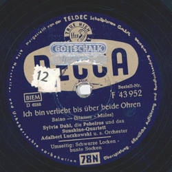 Sylvia Dahl - Schwarze Locken - bunte Socken / Ich bin verliebt bis ber beide Ohren 