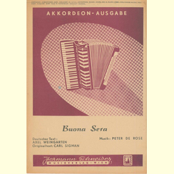 Notenheft / music sheet - Buona Sera