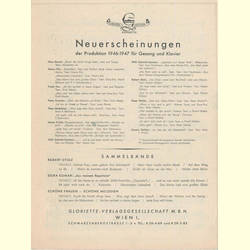Notenheft / music sheet -  Gestern in der Straenbahn