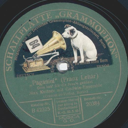 Max Kuttner mit Godwin Ensemble - Paganini ( Gern hab ich...