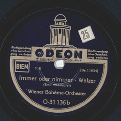 Wiener Boheme Orchester - Frhlingskinder / Immer oder nimmer