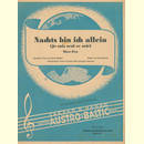 Notenheft / music sheet -  Nachts bin ich allein