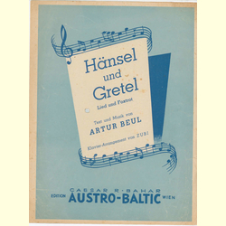 Notenheft / music sheet -  Hnsel und Gretel