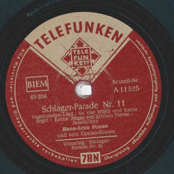 Hans Arno Simon - Schlager-Parade Nr. 11, Teil I und II